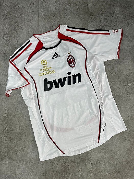 Camisa Retrô Milan Branca 2007 Final