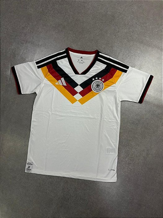 Camisa Seleção Alemanha 26/27 Branca e Amarela