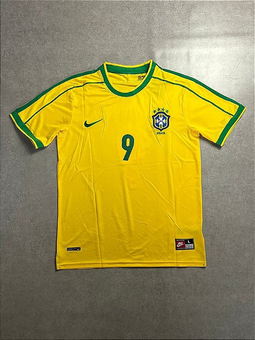 Camisa Seleção Brasil Retrô Copa De 2018