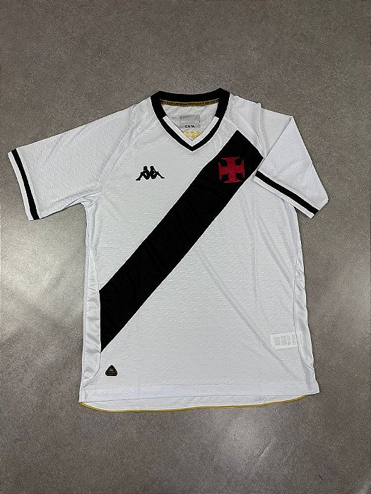 Camisa Vasco I 25 Jogador Kappa Masculina - Branco