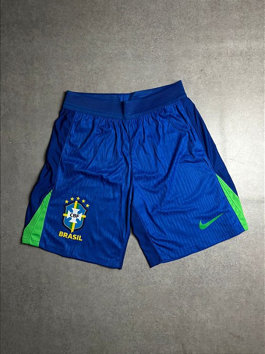 Shorts Seleção Brasileira Calção Azul