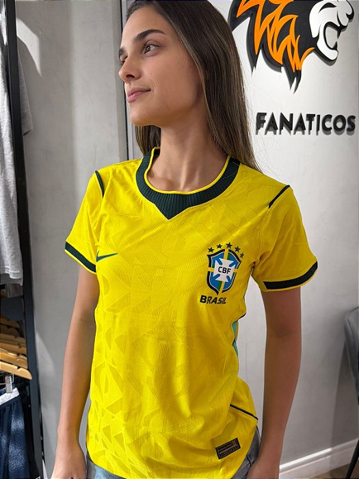 Camisa Brasil Jogador Feminina 2026/27