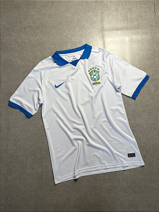 Camisa Brasil Branca 2019/20 Torcedor