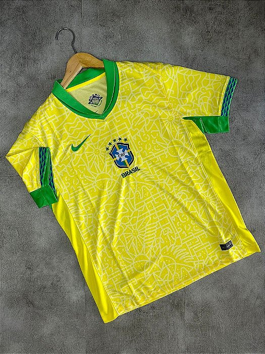 Camisa Nike Brasil I 2024/25 Torcedor Pro Masculina