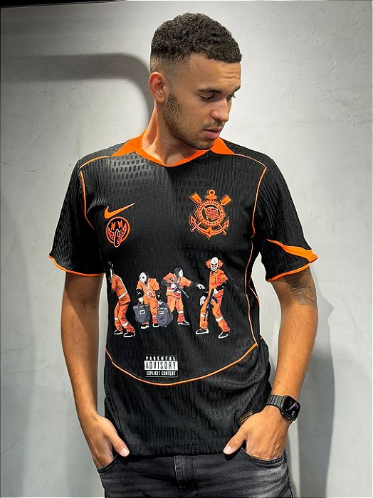 Camisa Corinthians Modelo Jogador total 90 Personalizada Racionais