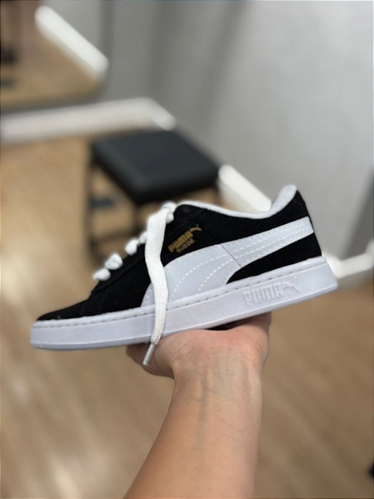 TENIS PUMA SUEDE PRETO CAMURÇA