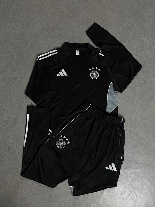 CONJUNTO DE TREINO ALEMANHA PRETO 2025/26