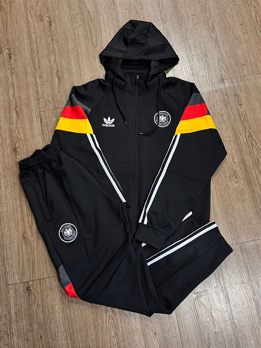 CONJUNTO DE TREINO ALEMANHA PRETO 2026/27