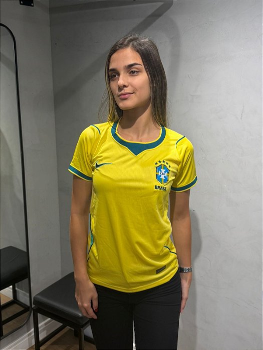 Camisa Brasil 2026/27 Feminina Torcedor - Amarela