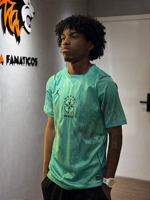 Camisa Brasil 2026/27 Goleiro Jordan - Torcedor  - Verde