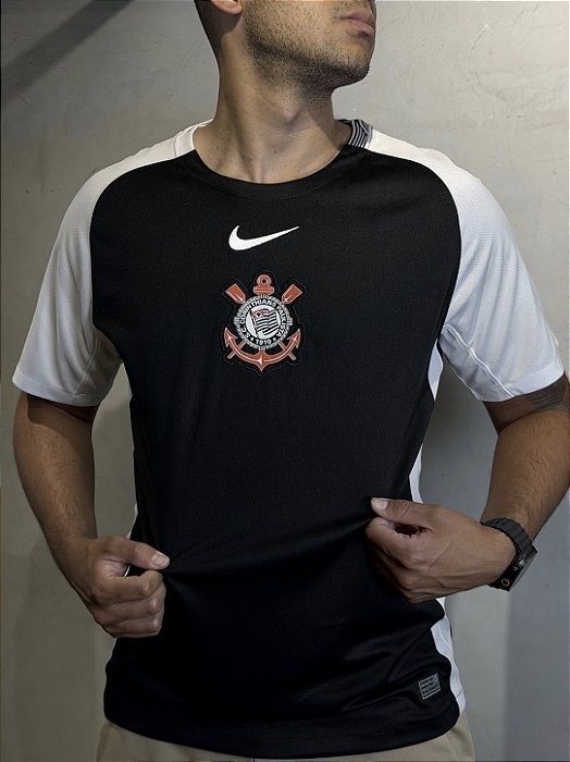 Camisa Nike Corinthians I 2025/26 Torcedor Pro Black