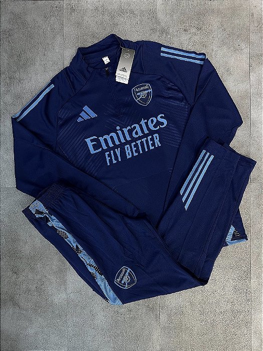CONJUNTO DE TREINO ARSENAL 2023/24 AZUL