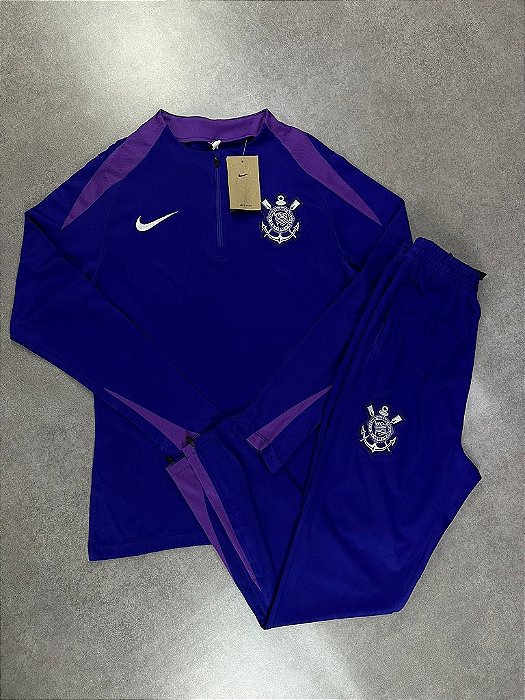 CONJUNTO DE TREINO CORINTHIANS ROXO 2025/26