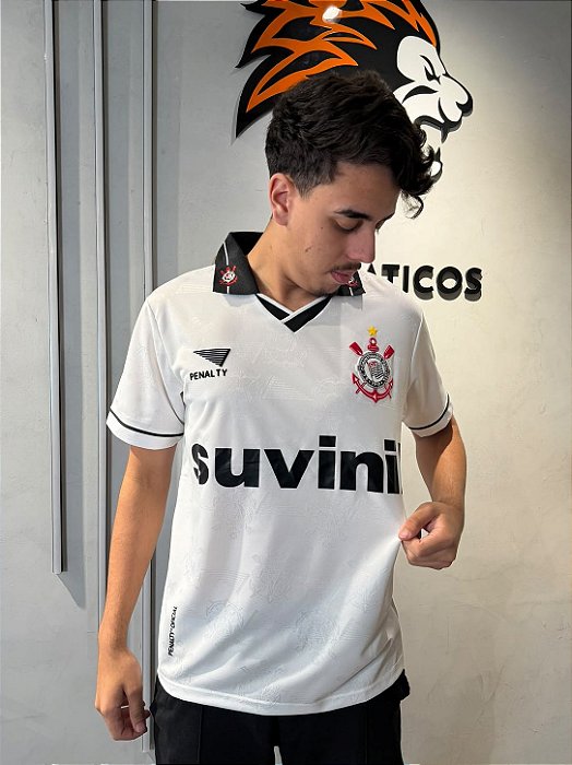Camisa Corinthians 2 Retro 1995/96 Suvinil Branco