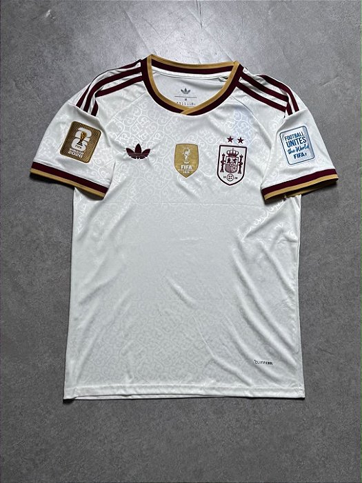Camisa Espanha branca Copa do Mundo 2026 II