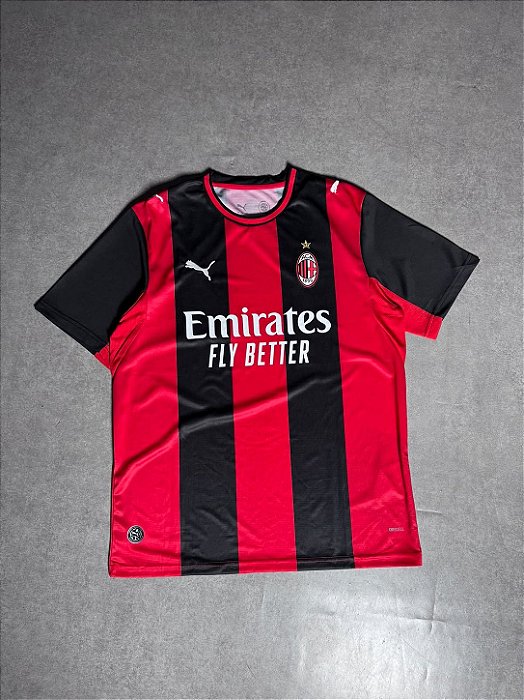 Camisa Milan Home 26/27 s/n Torcedor Puma Masculina