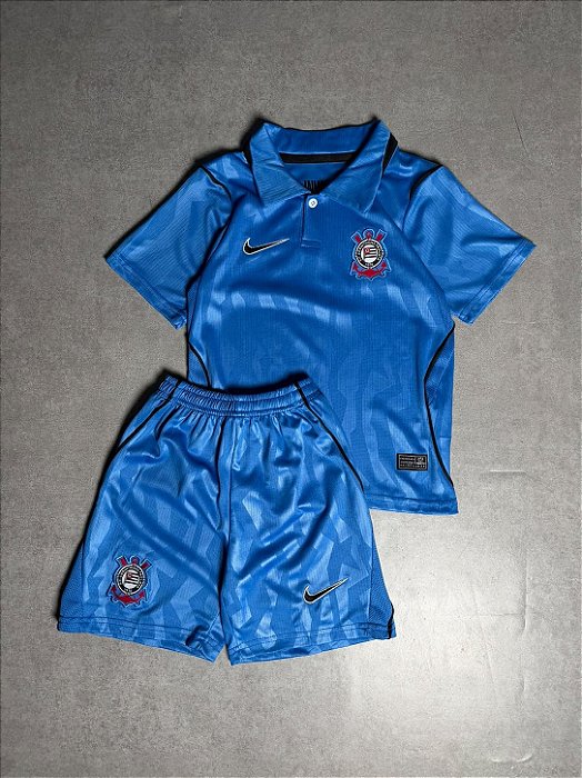 Kit Infantil Corinthians Nike III 2026/27 Torcedor Pro