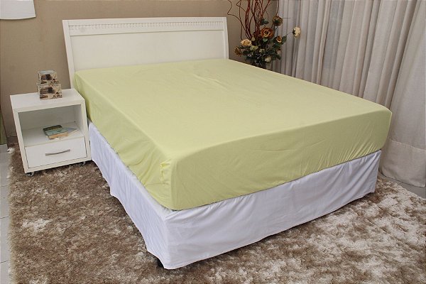 Lençol Queen com Elástico Conforto 200 Fios