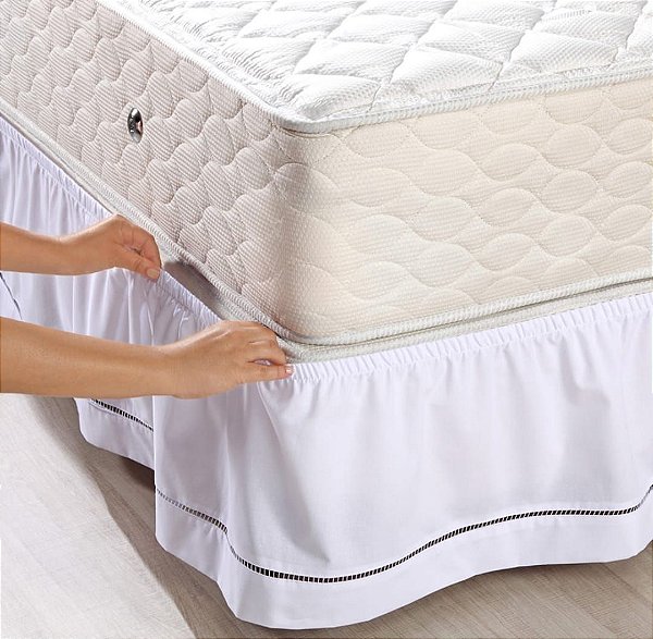 Saia Para Cama Box Ponto Palito RM