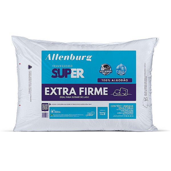 TRAVESSEIRO ALTENBURG SUPER EXTRA FIRME - 48CM X 68CM
