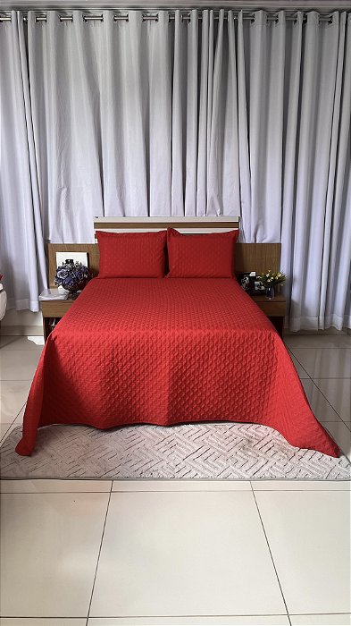 Kit Cobre-Leito Micropercal Casal Liso