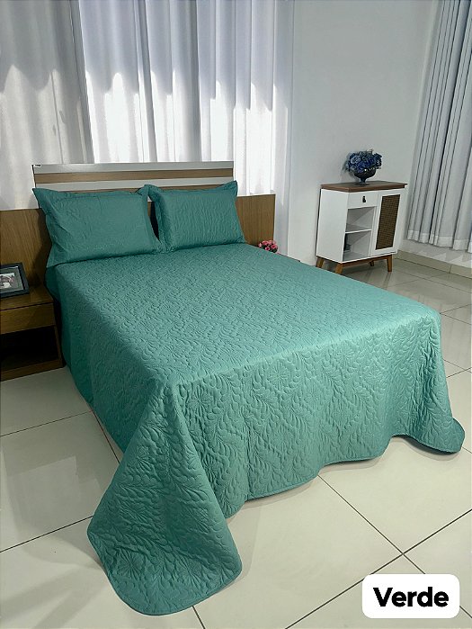 Kit Cobre-Leito Micropercal Queen Liso