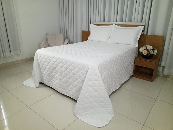 Kit Cobre-Leito Micropercal Solteiro Liso