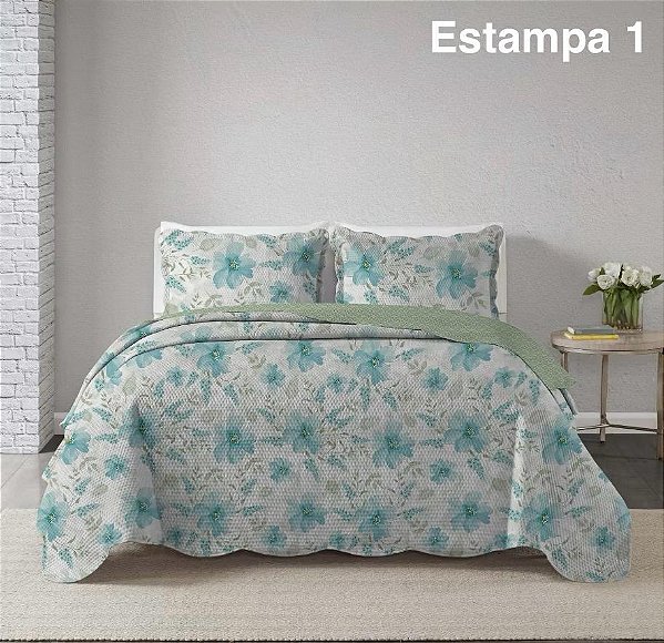 Kit Colcha Paris Casal Corttex