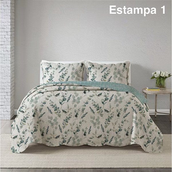 Kit Colcha Paris Queen Corttex