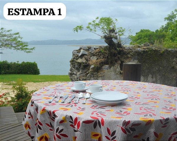 Toalha de Mesa Plástica 4 Lugares