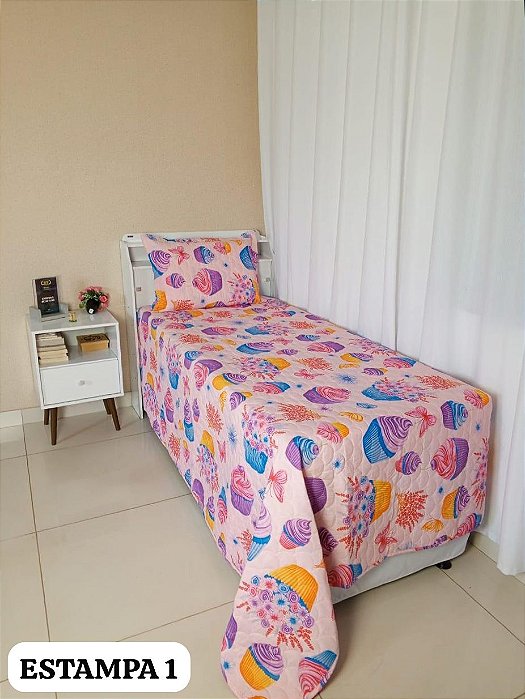 Kit Cobre-Leito Solteiro Confortline Infantil RM