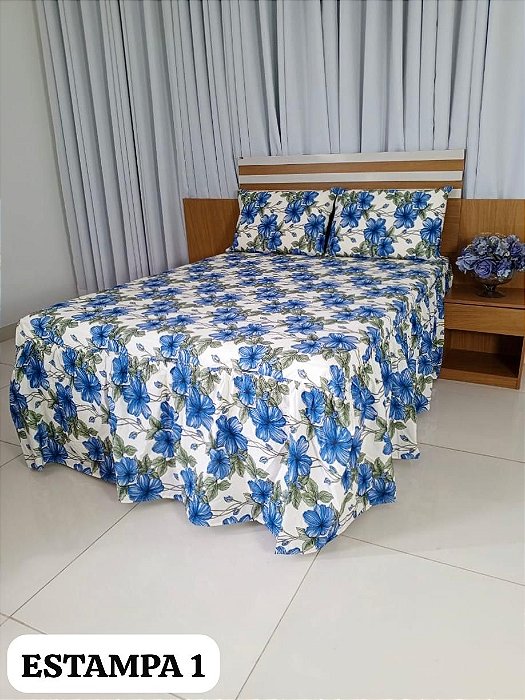 Jogo de Cama Unibox Queen 3 Pçs