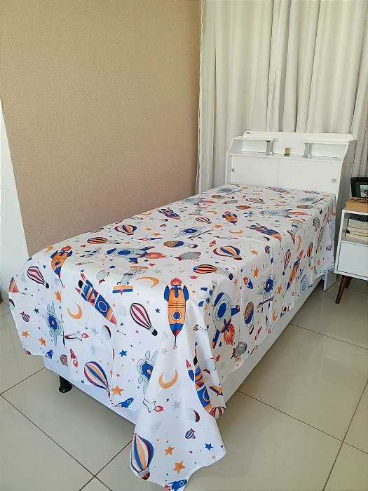 Lençol Solteiro Infantil Avulso Vida Bela