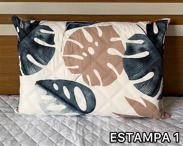 Porta Travesseiro Rm Estampado com Zíper