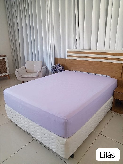 Lençol de Elástico Casal Toque de Seda