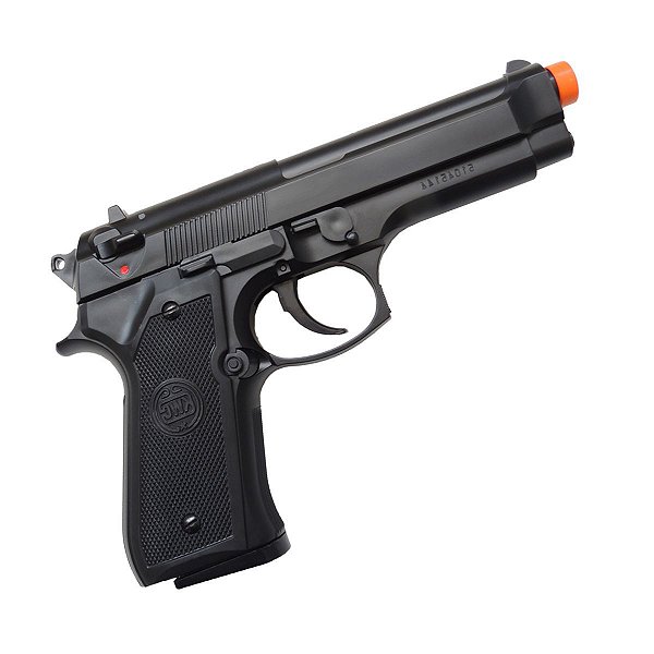 Arma Pistola Marca Kwc 6mm Beretta M92 Resorte Tipo 9mm Full - La Brujula