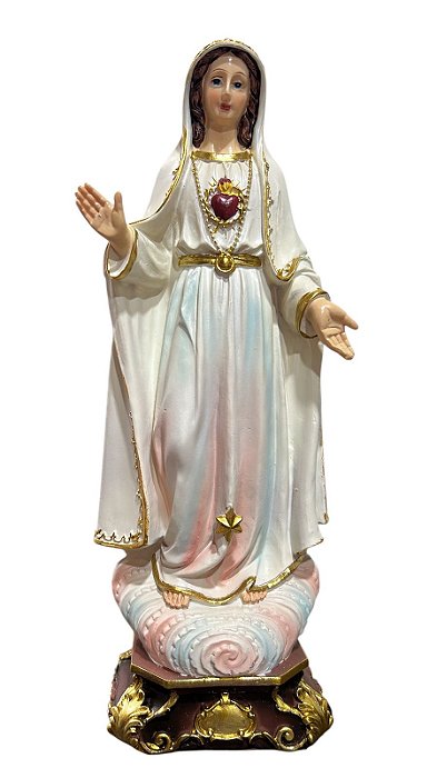 Imagem de Resina do Imaculado Coração de Maria — 20 cm