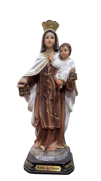 Imagem de Resina de Nossa Senhora do Carmo — 20 cm