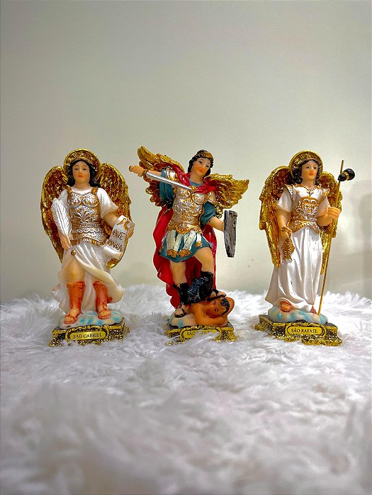 kit 3 Arcanjos - São Miguel, Rafael e Gabriel