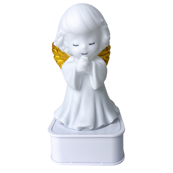 Luminária Anjo da guarda de borracha c/ sensor