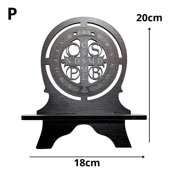 Porta Bíblia São Bento vazado em MDF