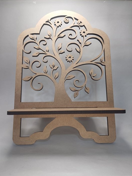 Porta Bíblia Árvore vazado em mdf