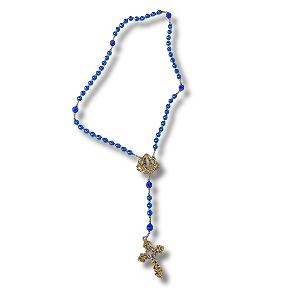 Terço Nossa senhora Aparecida Perolas - 40 cm