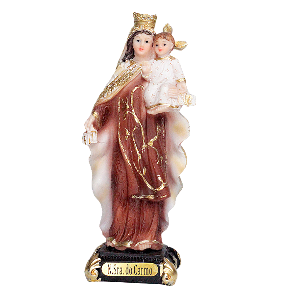 Imagem de Resina de Nossa Senhora do Carmo — 15 cm