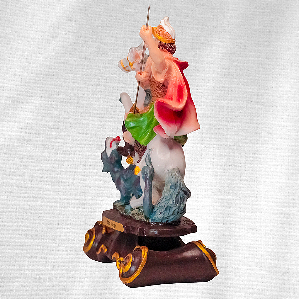 Imagem de resina de São Jorge 15cm