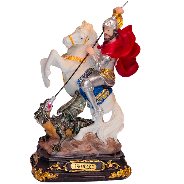 Imagem de São Jorge – 15 cm em resina