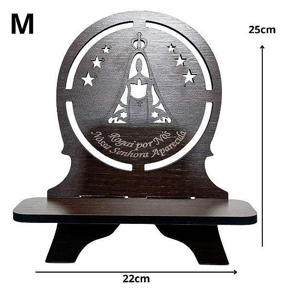 Porta Bíblia de Nossa Sernhora Aparecida em MDF