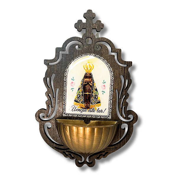 Porta Água Benta de Parede em MDF