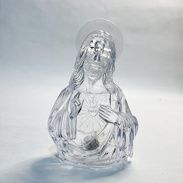 Luminária Sagrado Coração de Jesus - 13cmX9cm (Multicolor)