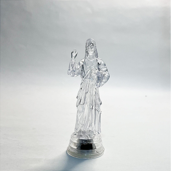 Luminária Sagrado Coração de Jesus (pequeno) - 11cm X 4cm (Multicolor)